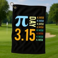 Pie Day 3.15 4.14158 Golf Towel
