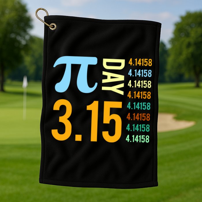 Pie Day 3.15 4.14158 Golf Towel