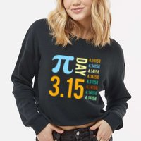 Pie Day 3.15 4.14158 Cropped Pullover Crew