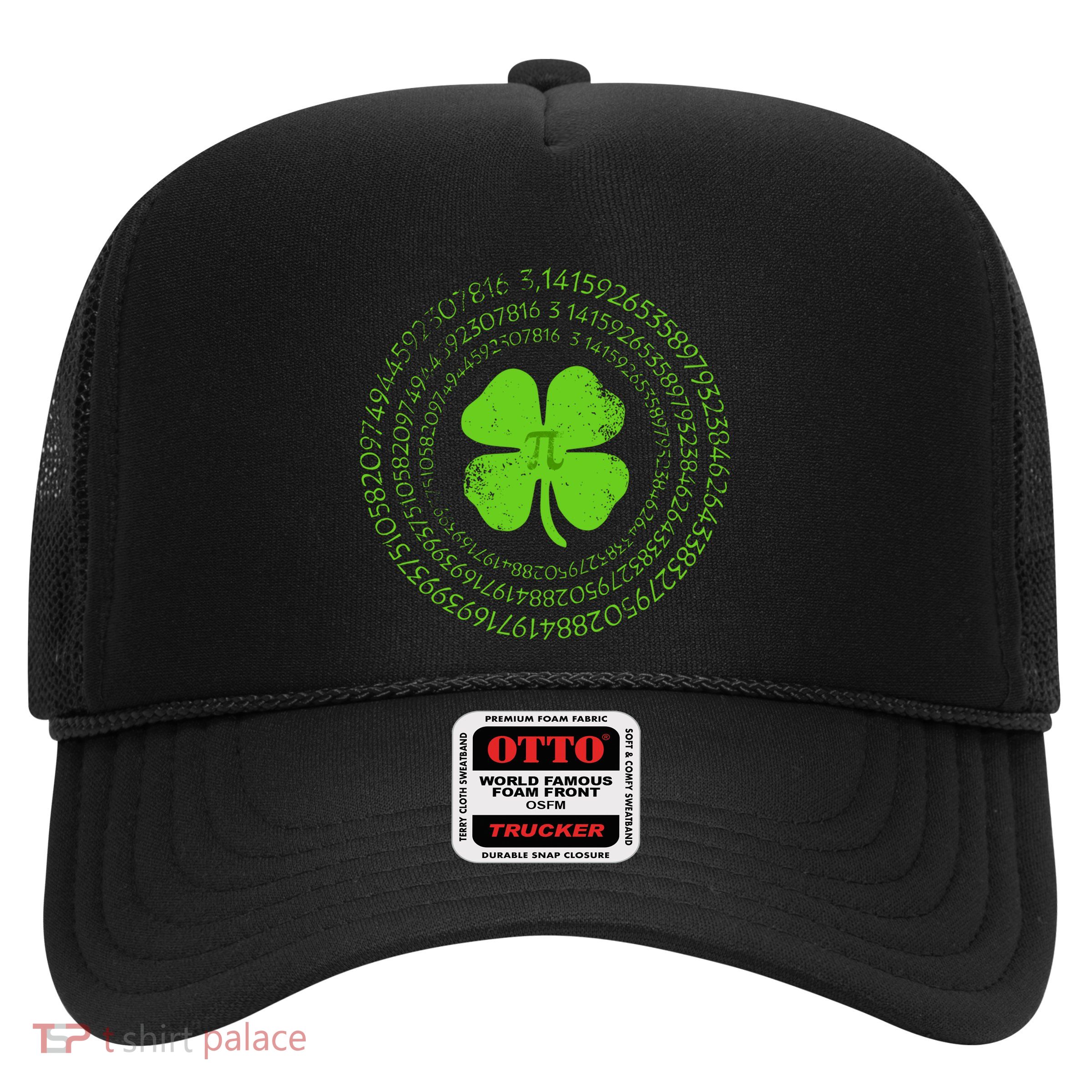 Pi Day 3 14 Green Shamrock Saint Patricks Day Teacher Great Gift Trucker Hat