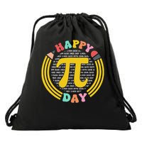 Pi Day 3.14 Pi Digits Drawstring Bag