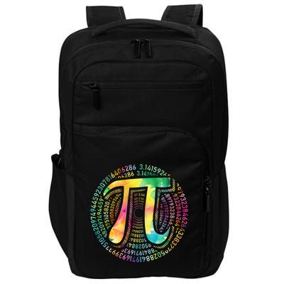 Pi Day 3 14 Spiral Pi Number Symbol Math Science Tie Dye Meaningful Gift Impact Tech Backpack