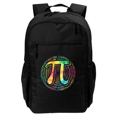 Pi Day 3 14 Spiral Pi Number Symbol Math Science Tie Dye Meaningful Gift Daily Commute Backpack