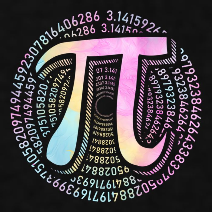 Pi Day 3 14 Spiral Pi Number Symbol Math Science Tie Dye Cool Gift Ladies PosiCharge Tri-Blend Wicking Tank