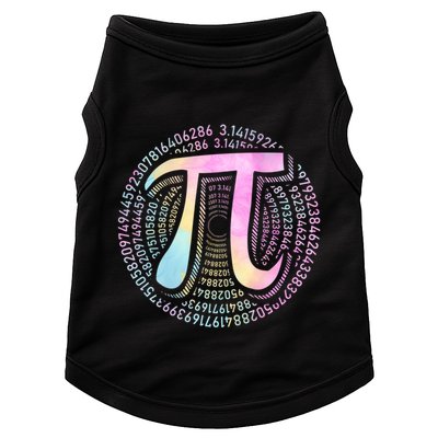 Pi Day 3 14 Spiral Pi Number Symbol Math Science Tie Dye Cool Gift Doggie Tank