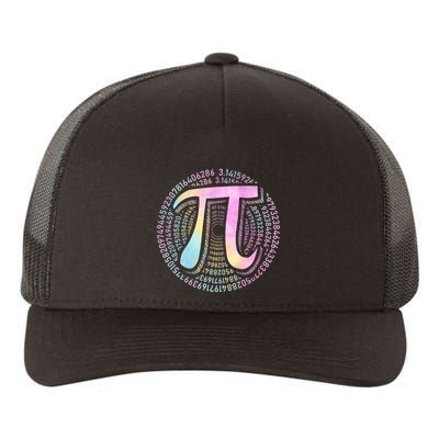 Pi Day 3 14 Spiral Pi Number Symbol Math Science Tie Dye Cool Gift Yupoong Adult 5-Panel Trucker Hat