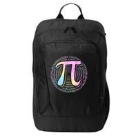 Pi Day 3 14 Spiral Pi Number Symbol Math Science Tie Dye Cool Gift City Backpack