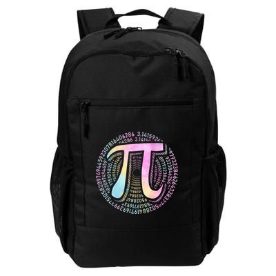 Pi Day 3 14 Spiral Pi Number Symbol Math Science Tie Dye Cool Gift Daily Commute Backpack