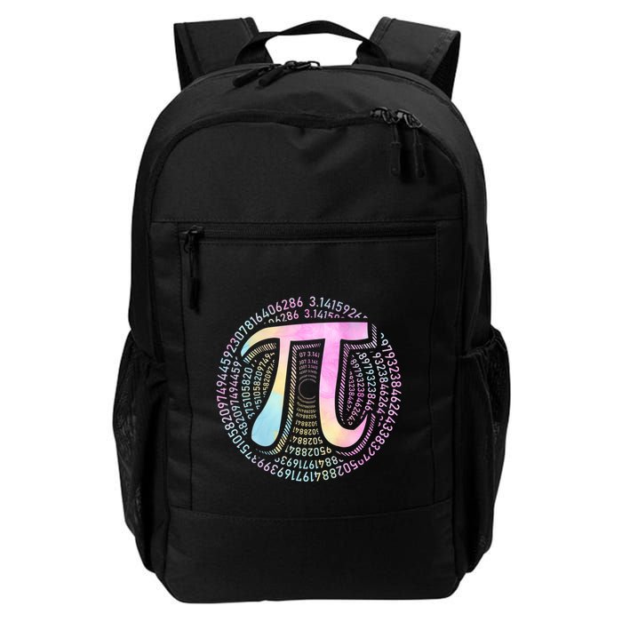 Pi Day 3 14 Spiral Pi Number Symbol Math Science Tie Dye Cool Gift Backpack