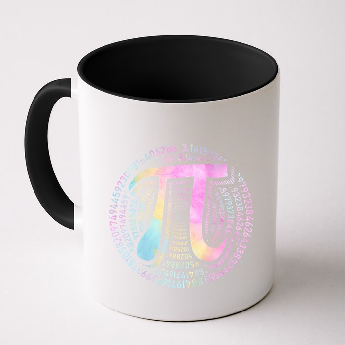 Pi Day 3 14 Spiral Pi Number Symbol Math Science Tie Dye Cool Gift Mug