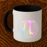 Pi Day 3 14 Spiral Pi Number Symbol Math Science Tie Dye Cool Gift Mug