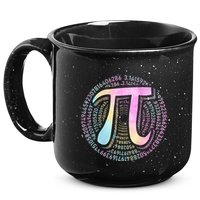 Pi Day 3 14 Spiral Pi Number Symbol Math Science Tie Dye Cool Gift 15oz Campfire Ceramic Mug