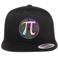 Pi Day 3 14 Spiral Pi Number Symbol Math Science Tie Dye Cool Gift Flatbill Hat