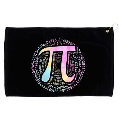 Pi Day 3 14 Spiral Pi Number Symbol Math Science Tie Dye Cool Gift Grommeted Golf Towel