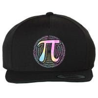 Pi Day 3 14 Spiral Pi Number Symbol Math Science Tie Dye Cool Gift Wool Snapback Cap
