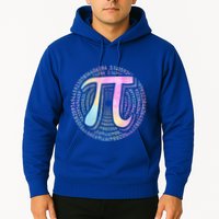 Pi Day 3 14 Spiral Pi Number Symbol Math Science Tie Dye Cool Gift Hoodie