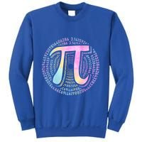 Pi Day 3 14 Spiral Pi Number Symbol Math Science Tie Dye Cool Gift Sweatshirt