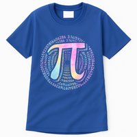 Pi Day 3 14 Spiral Pi Number Symbol Math Science Tie Dye Cool Gift Tall T-Shirt