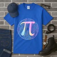 Pi Day 3 14 Spiral Pi Number Symbol Math Science Tie Dye Cool Gift Tall T-Shirt