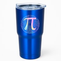 Pi Day 3 14 Spiral Pi Number Symbol Math Science Tie Dye Cool Gift Tumbler