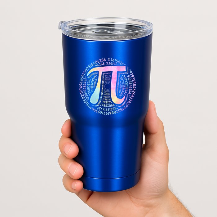 Pi Day 3 14 Spiral Pi Number Symbol Math Science Tie Dye Cool Gift Tumbler