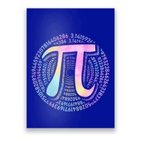 Pi Day 3 14 Spiral Pi Number Symbol Math Science Tie Dye Cool Gift Poster