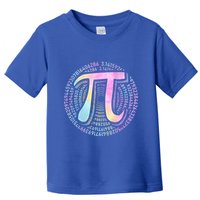 Pi Day 3 14 Spiral Pi Number Symbol Math Science Tie Dye Cool Gift Toddler T-Shirt