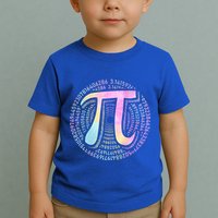 Pi Day 3 14 Spiral Pi Number Symbol Math Science Tie Dye Cool Gift Toddler T-Shirt