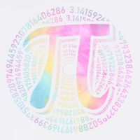 Pi Day 3 14 Spiral Pi Number Symbol Math Science Tie Dye Cool Gift Garment-Dyed Sweatshirt