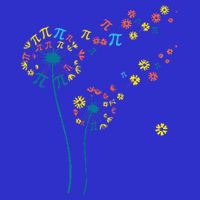 Pi Dandelion 3.14 Pi Day number Math Teacher Science Lovers  Mousepad