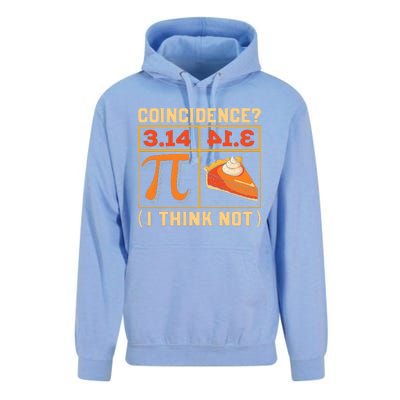 Pi Day 3 14 Pie Coincidence I Think Not Unisex Surf Hoodie