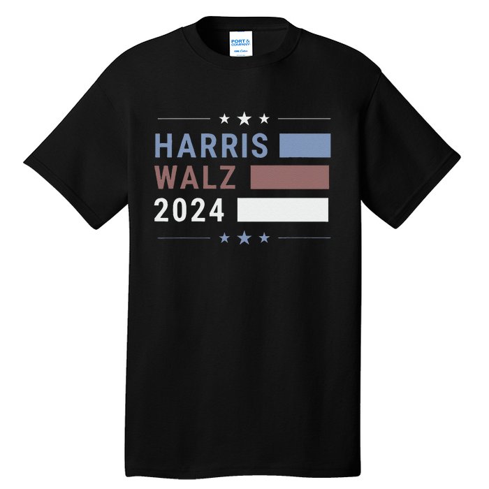 Political Democrat 47 Presidential Election 2024 Harris Walz Tall T-Shirt