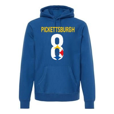 Pickettsburgh Diamond 8 By Pickettsburgh 8 Premium Hoodie