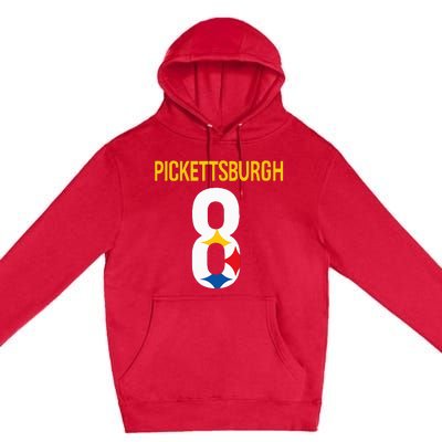 Pickettsburgh Diamond 8 By Pickettsburgh 8 Premium Pullover Hoodie