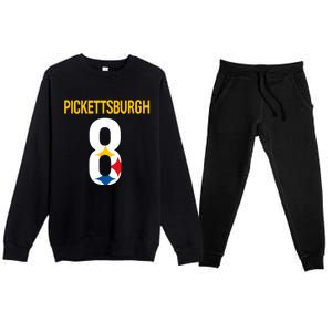 Pickettsburgh Diamond 8 By Pickettsburgh 8 Premium Crewneck Sweatsuit Set