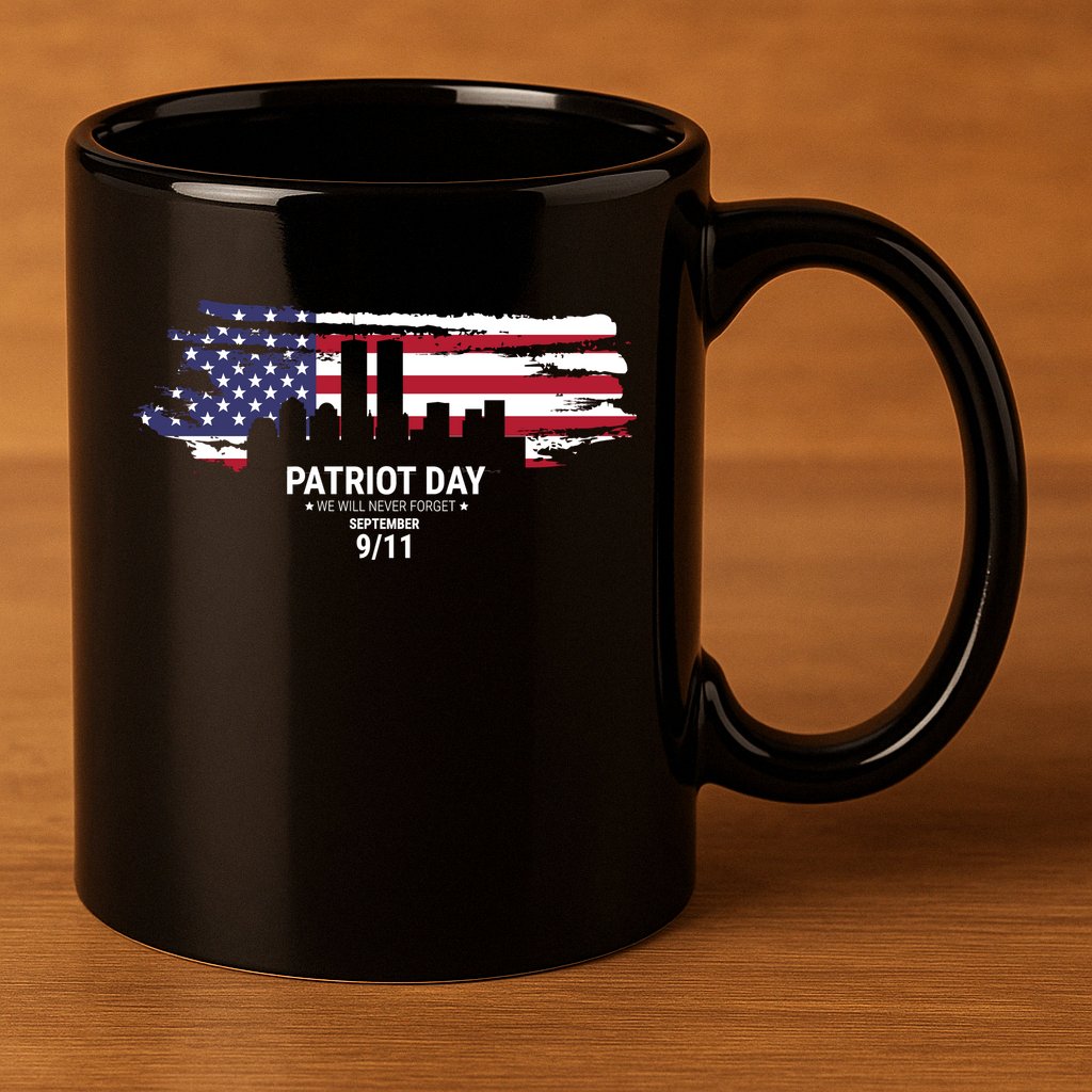 Patriot Day 9/11 11oz C Handle Ceramic Mug
