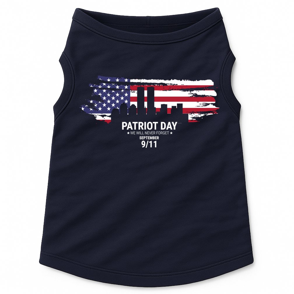 Patriot Day 9/11 Doggie Tank