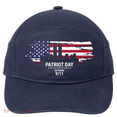 Patriot Day 9/11 7-Panel Snapback Hat