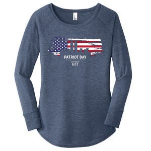 Patriot Day 9/11 Women's Perfect Tri Tunic Long Sleeve Shirt