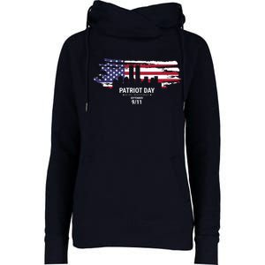 Patriot Day 9/11 Womens Funnel Neck Pullover Hood