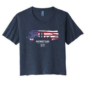 Patriot Day 9/11 Women's Crop Top Tee