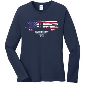 Patriot Day 9/11 Ladies Long Sleeve Shirt