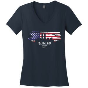 Patriot Day 9/11 Women's V-Neck T-Shirt