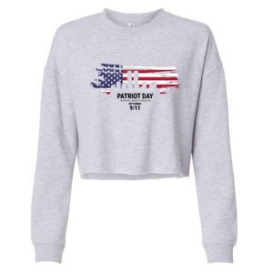 Patriot Day 9/11 Cropped Pullover Crew