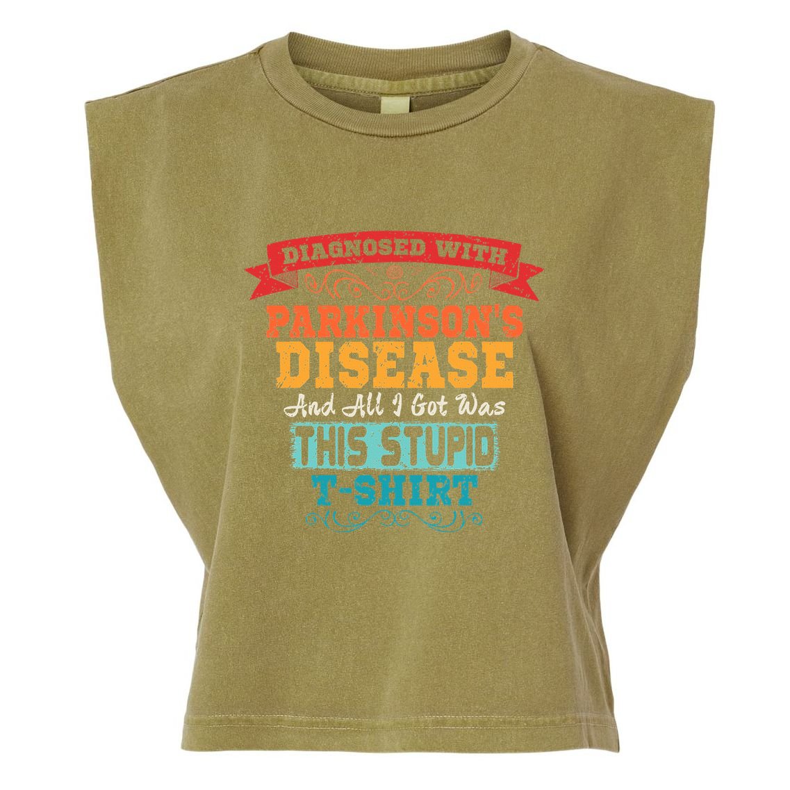 ParkinsonS Disease Awareness Gift Garment-Dyed Women's Muscle Tee
