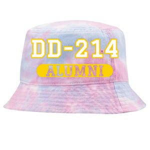 Patriotic Dd214 Alumni Tie-Dyed Bucket Hat