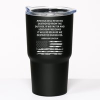 Pro Democracy Abraham Lincoln Quote Stand Up For Freedom Tumbler