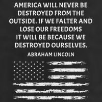 Pro Democracy Abraham Lincoln Quote Stand Up For Freedom Tumbler
