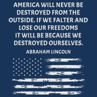 Pro Democracy Abraham Lincoln Quote Stand Up For Freedom Infant Baby Jersey Bodysuit