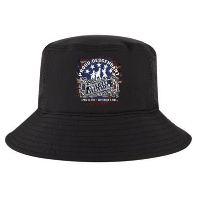 Proud Descendant American Revolution Fife And Drum Novelty Cool Comfort Performance Bucket Hat